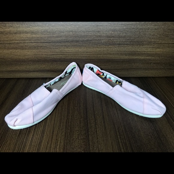 TOMS Women’s Pink Canvas Classics Size 10 - Picture 5 of 8